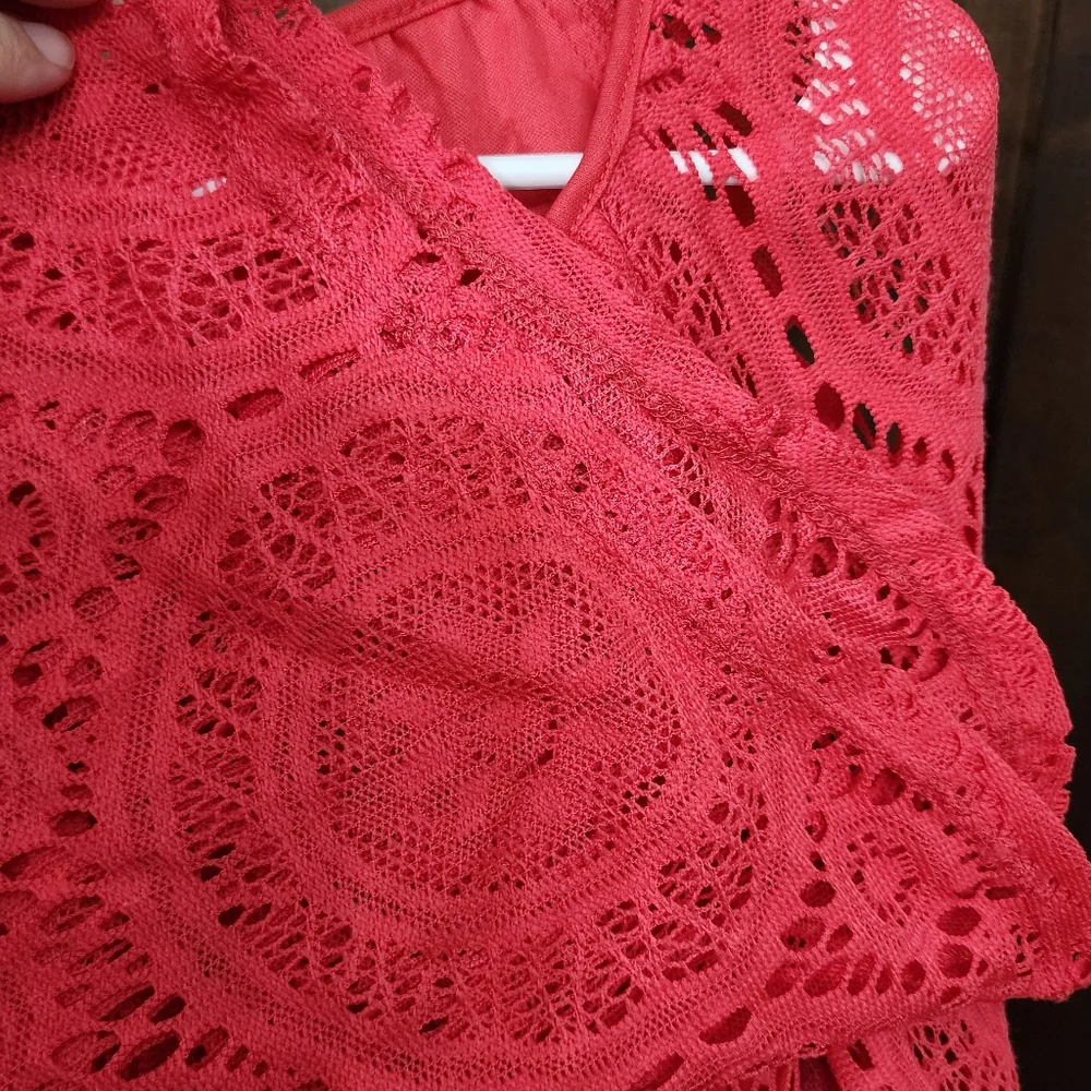 Preowned Tacera, size large,‎ women's lace dress - Picture 3 of 7